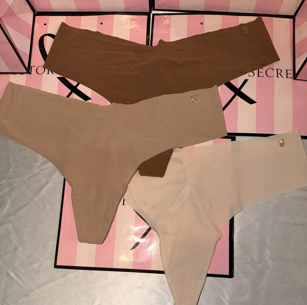 Victorias Secret No Show Thong XXL 3 Pair
